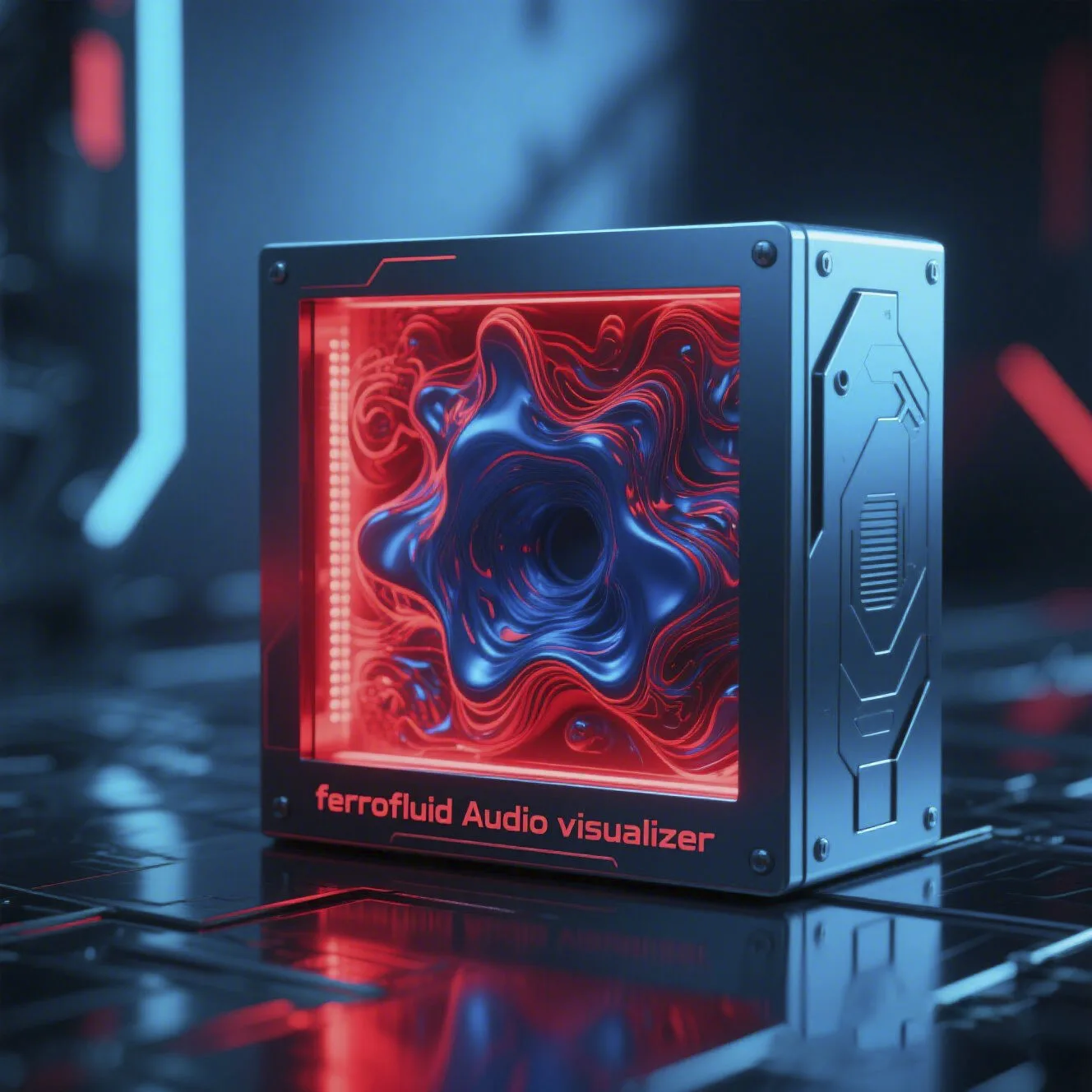ferrofluid audio visualizers