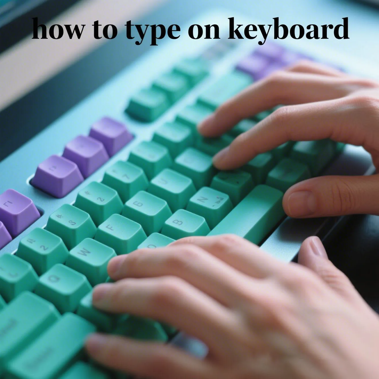how to type on keyboard​