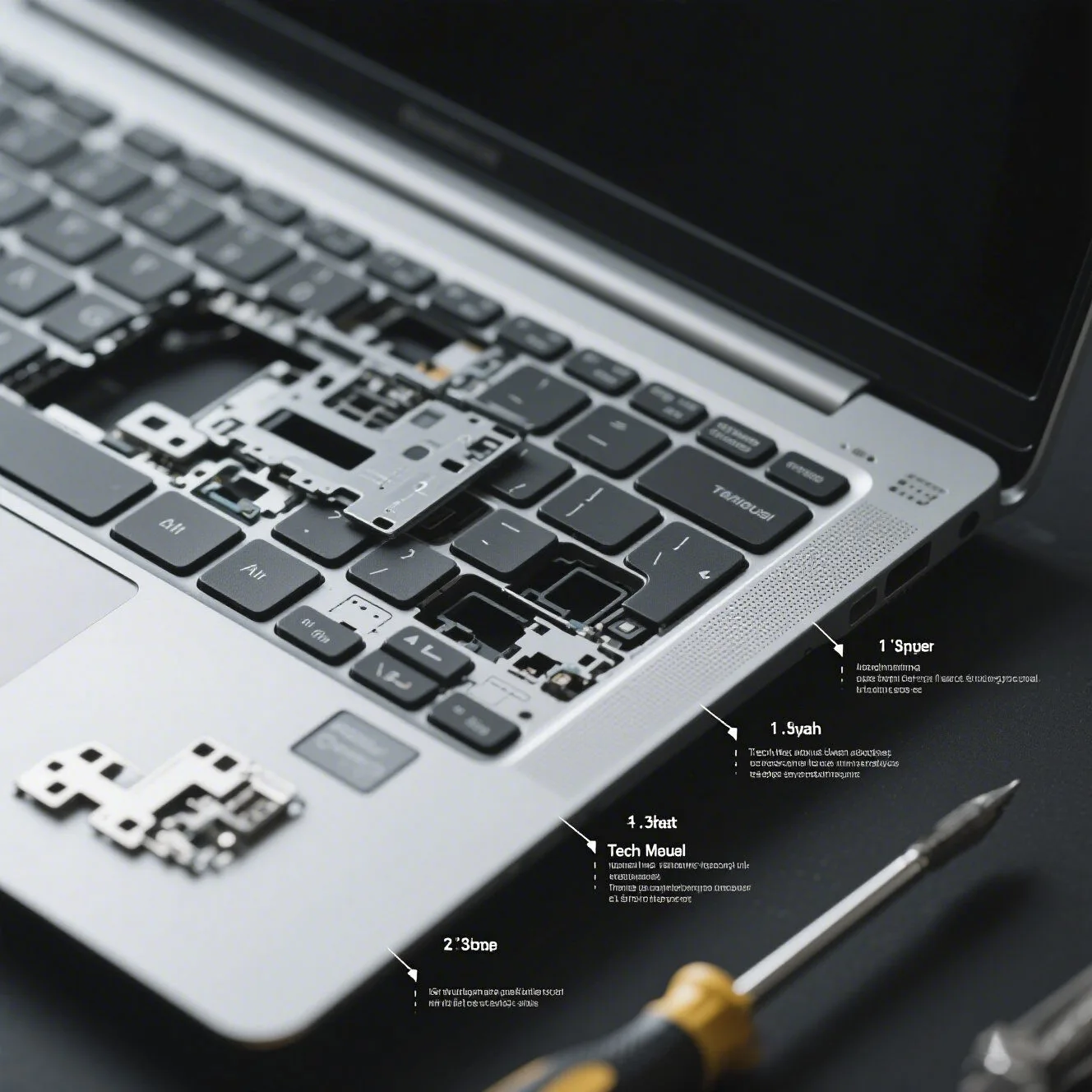 how to remove laptop keycaps
